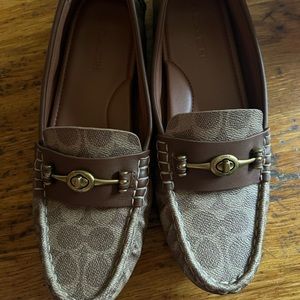 Women’s coach loafers size 10